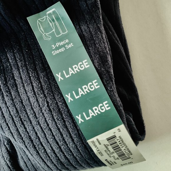 CROFT & BARROW Women's 3 Pc Sleepwear Set NWT Size XL - Picture 5 of 7